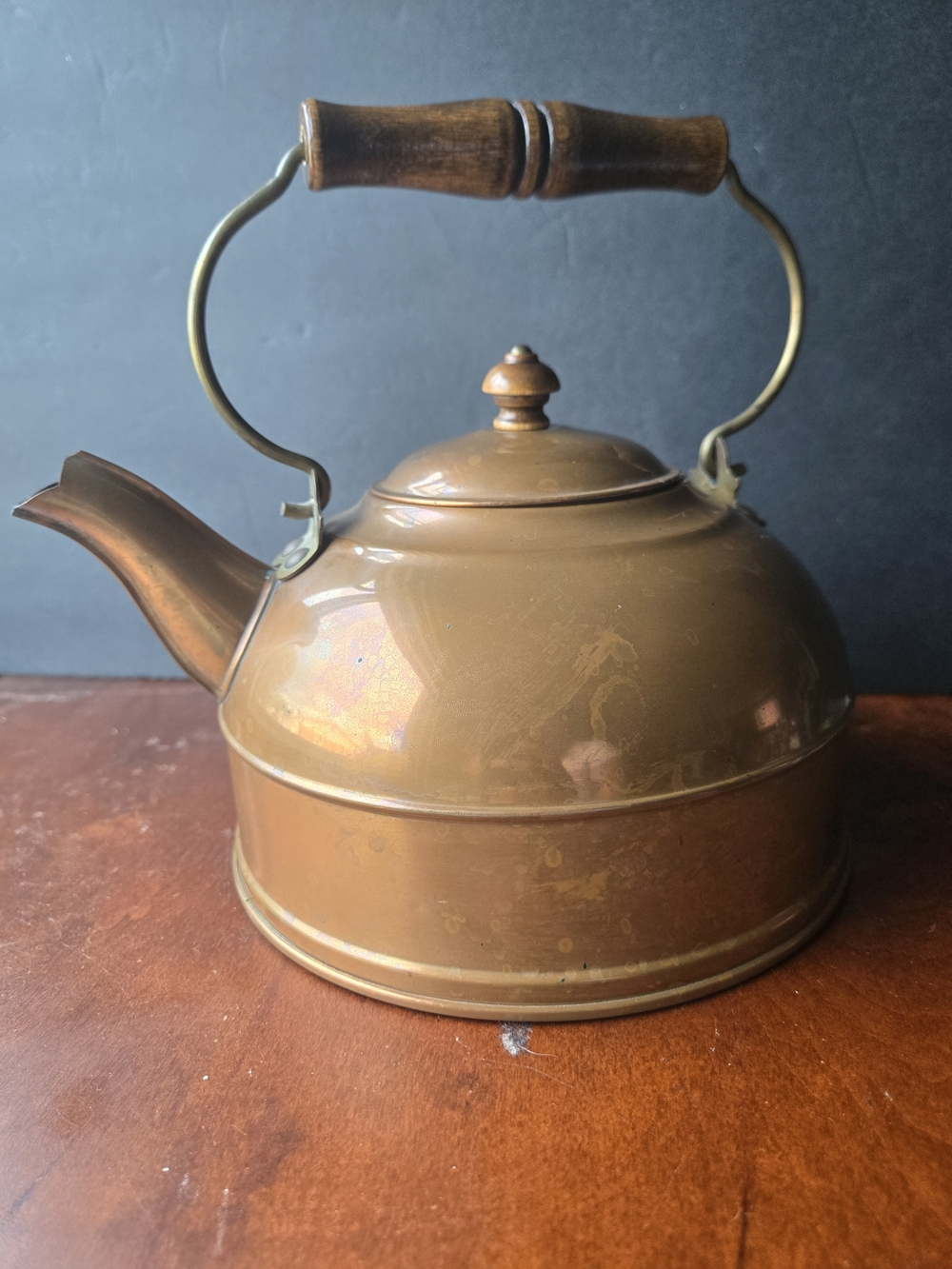 Vintage Paul Revere Signature Solid Copper Tea Kettle